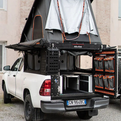 Alu-Cab Canopy Camper Modules & Setup  TAILGATE GEAR