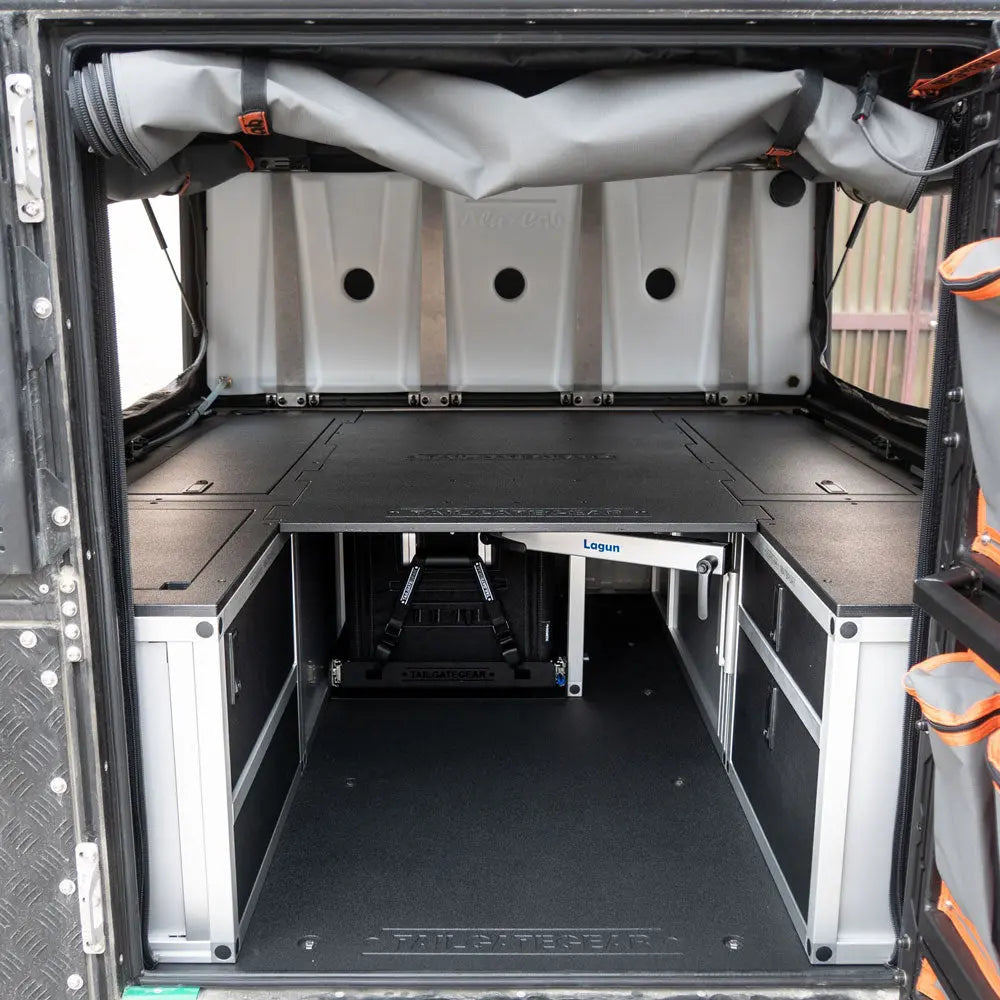 Alu-Cab Canopy Camper Modules & Setup  TAILGATE GEAR