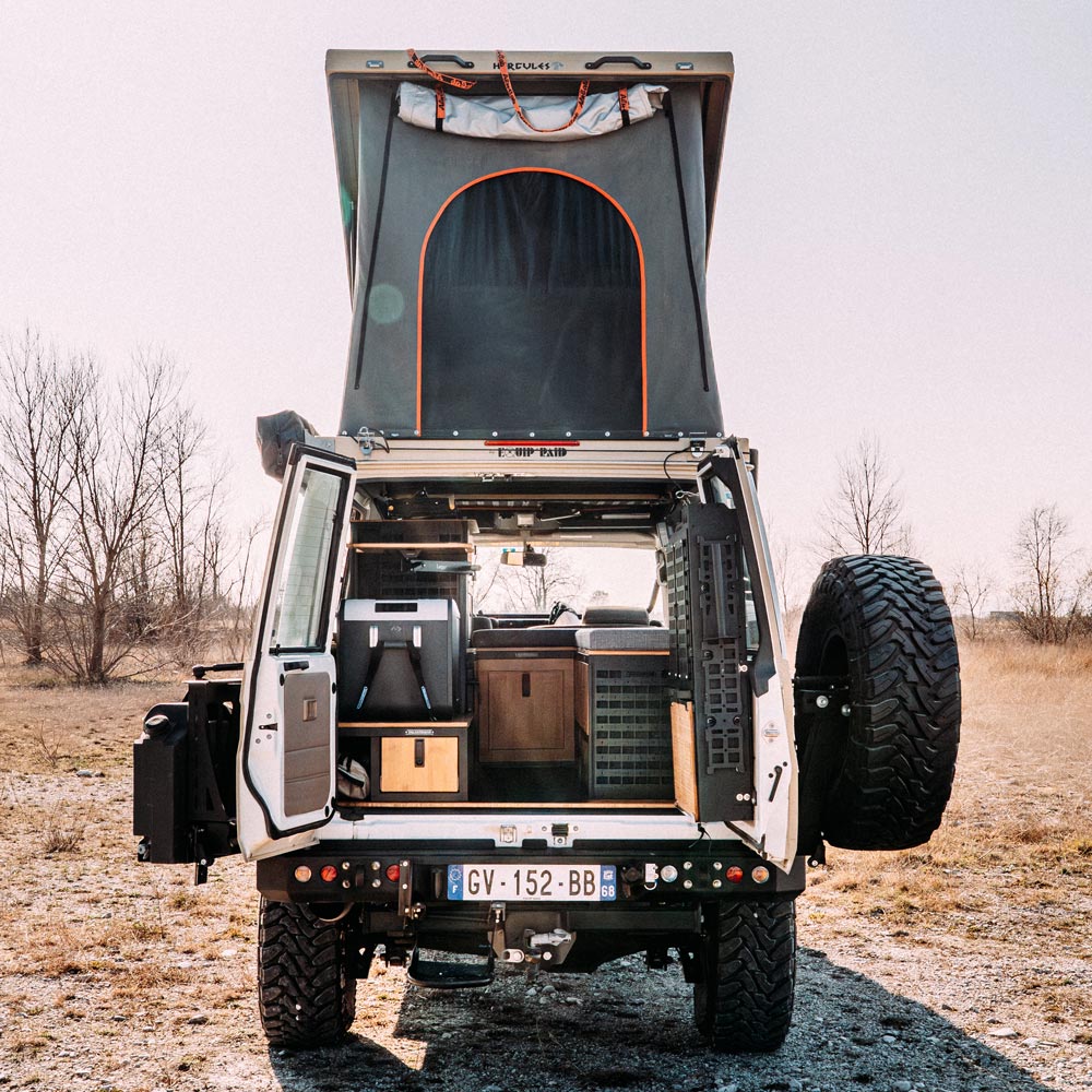 troopy roof top tent Land Cruiser 78 Troopy Roof Conversion Interior System