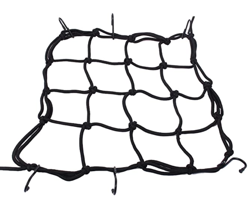 Cargo net and hooks