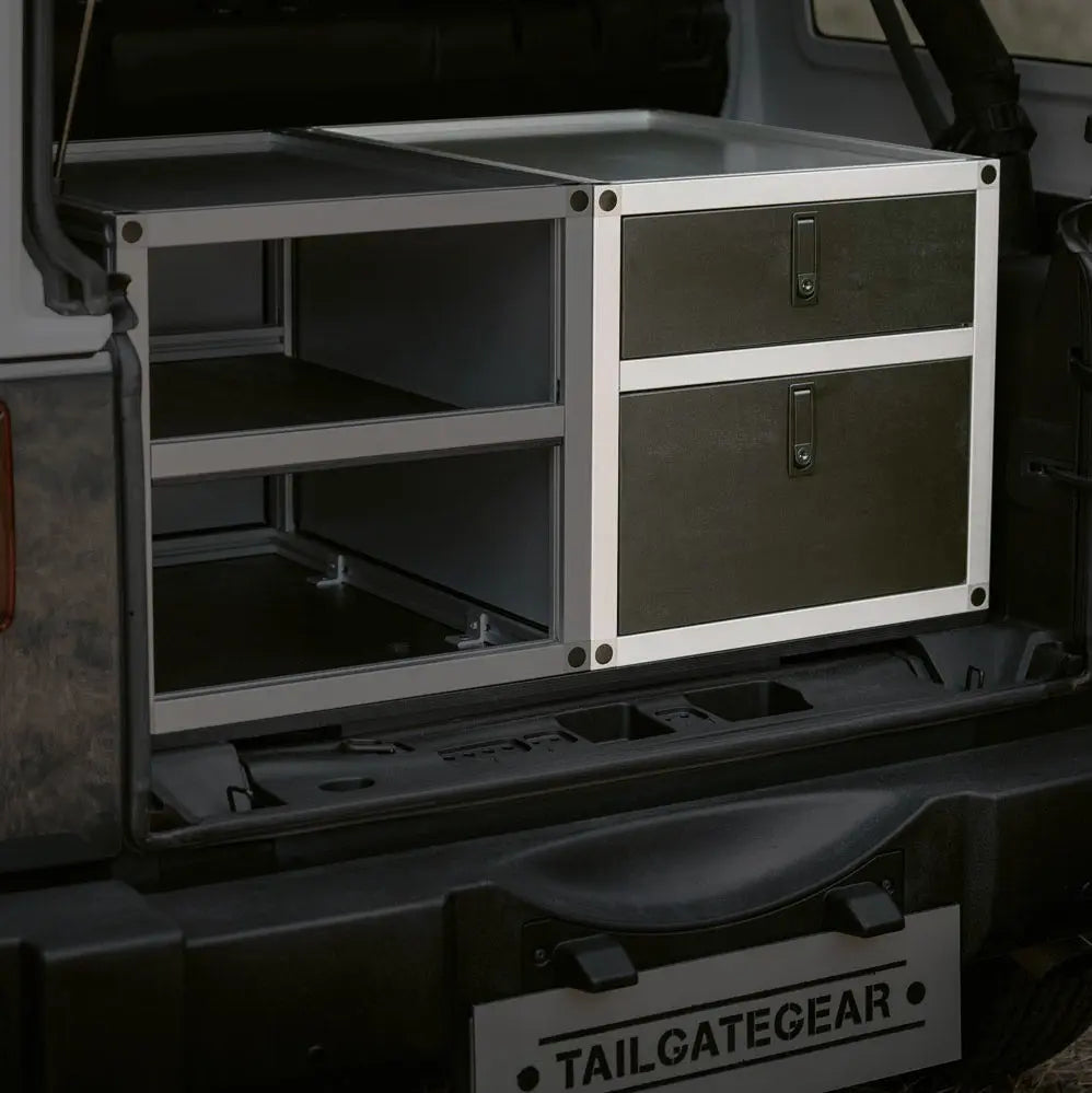 Stacked double drawer module  TAILGATE GEAR